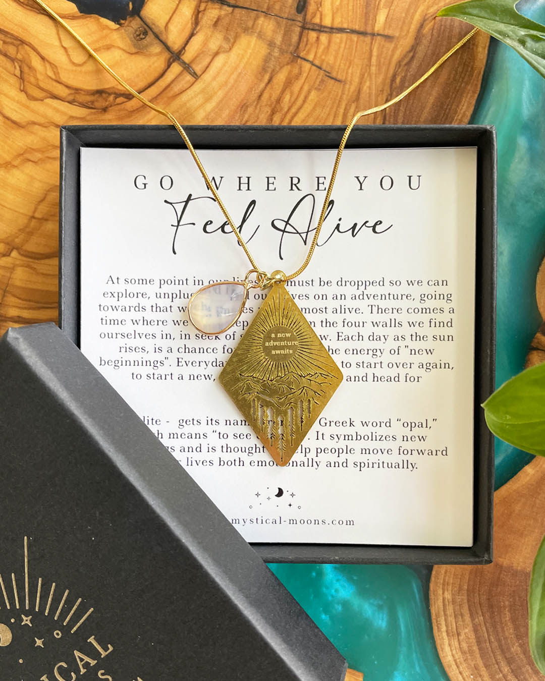 Go Where You Feel Alive Necklace