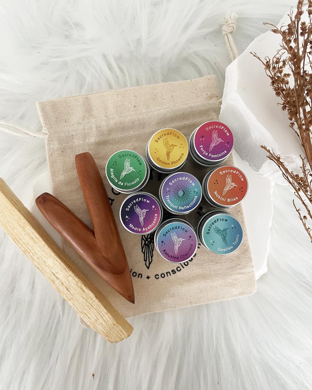 Hapé Starter Kit | 8 Hapés w/Kuripe