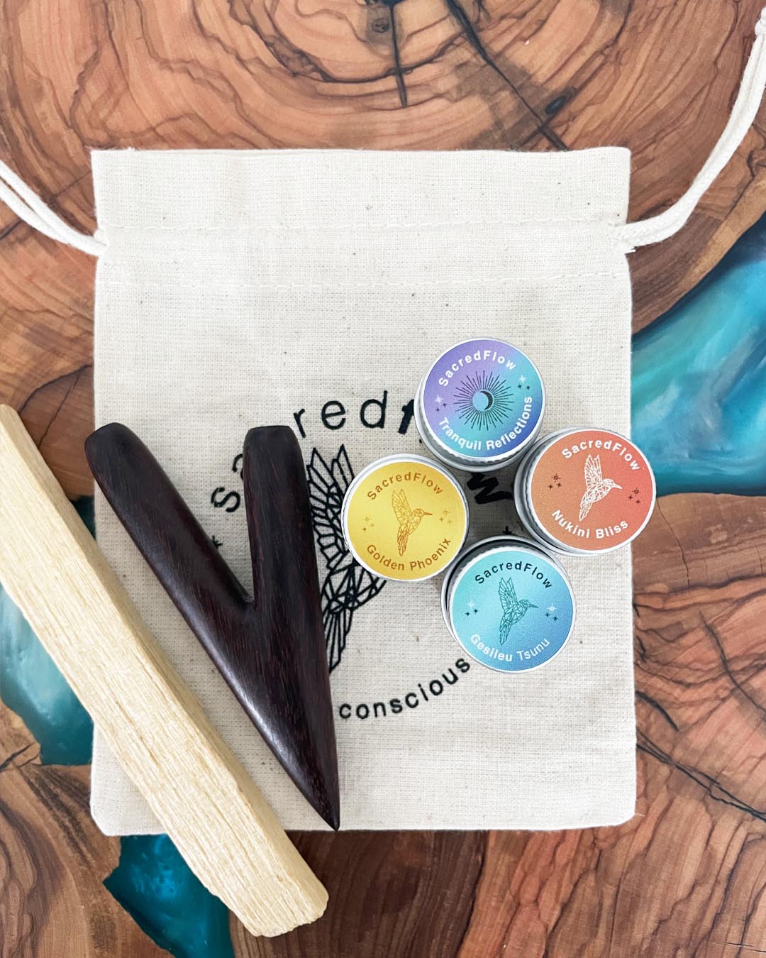 Hapé Starter Kit | 4 Hapés w/Kuripe