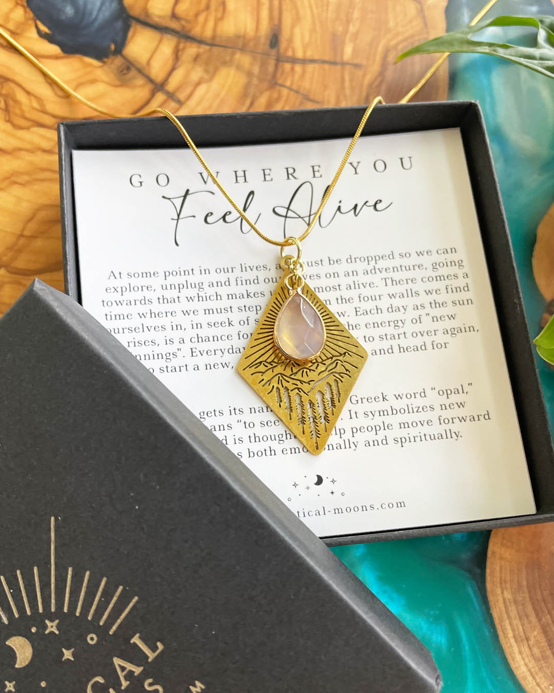 Go Where You Feel Alive Necklace