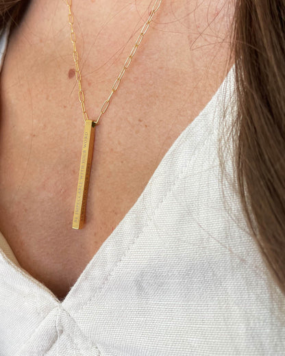 The Four Agreements Necklace | Gold (Women)