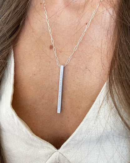 The Four Agreements Necklace | Silver (Women)