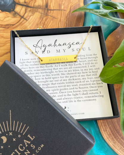 Ayahuasca Saved My Soul Bracelet (Gold)