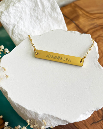 Ayahuasca Saved My Soul Bracelet (Gold)