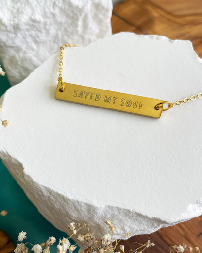 Ayahuasca Saved My Soul Bracelet (Gold)