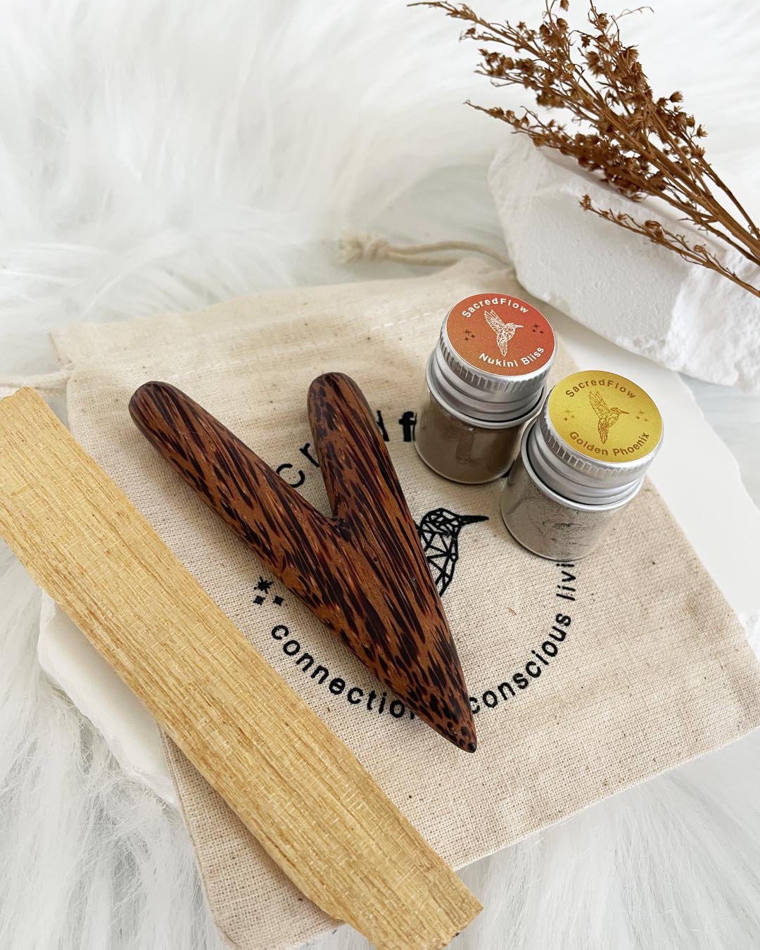 Hapé Starter Kit | 2 Hapés w/Kuripe (Love & Ethereal)