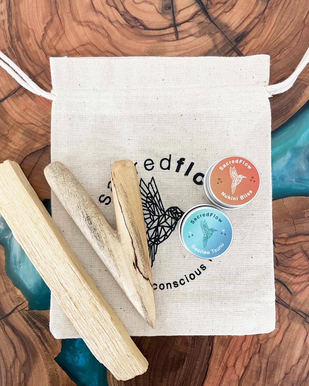 Hapé Starter Kit | 2 Hapés w/Kuripe (Love & Flow)