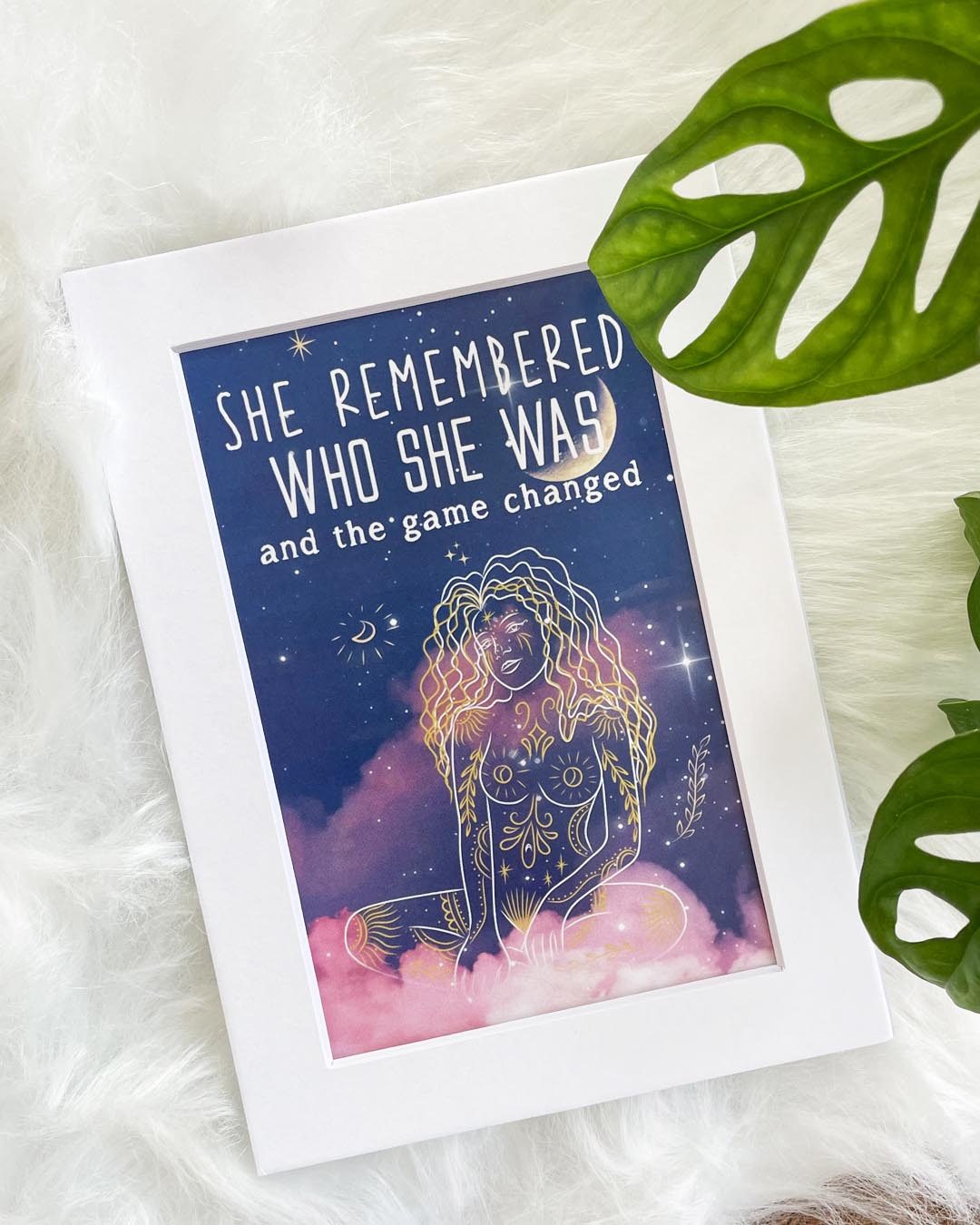 She Remembered Art Print