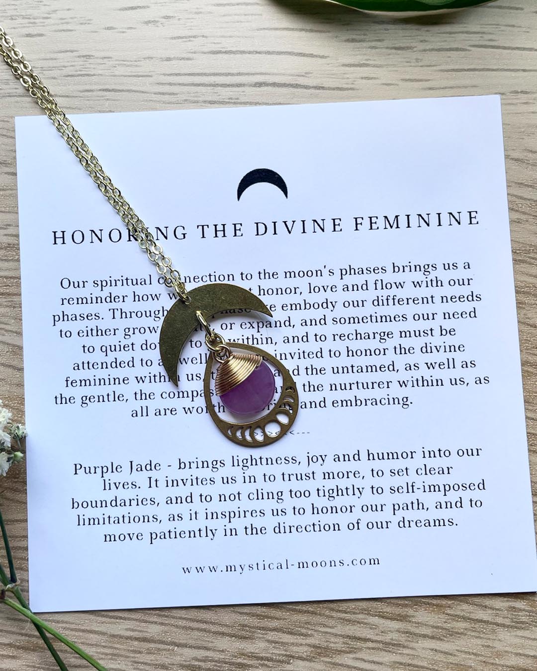 Honoring The Divine Feminine Necklace