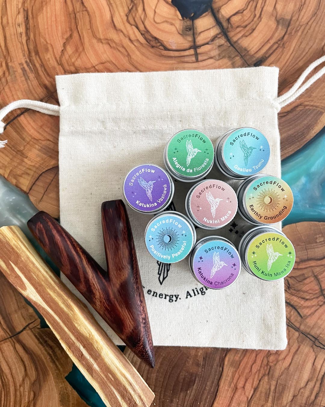 Grounding Hapé Starter Kit | 8 Hapés w/Kuripe