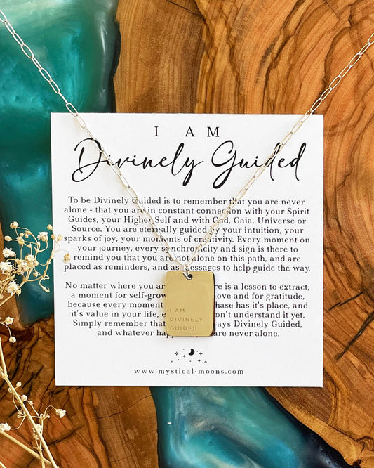 I am Divinely Guided Necklace (Silver)