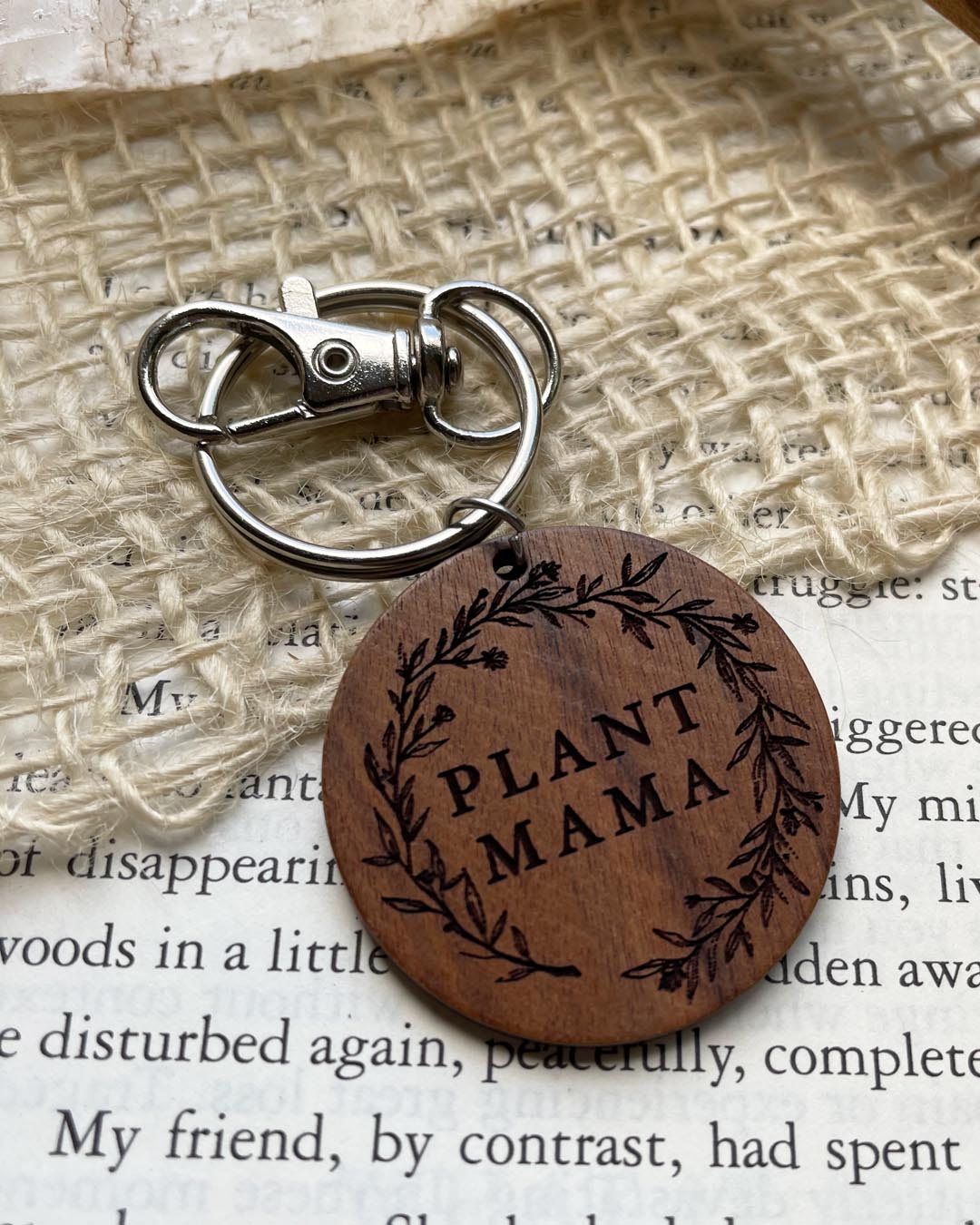 Plant Mama Keychain