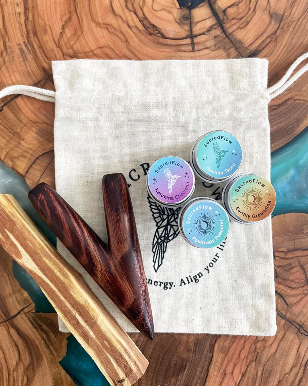 Grounding Hapé Starter Kit | 4 Hapés w/Kuripe