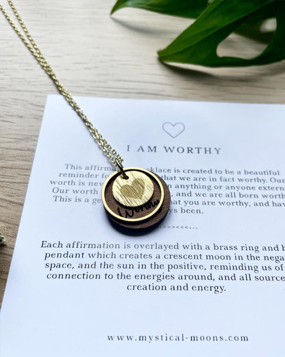 I am Worthy Necklace