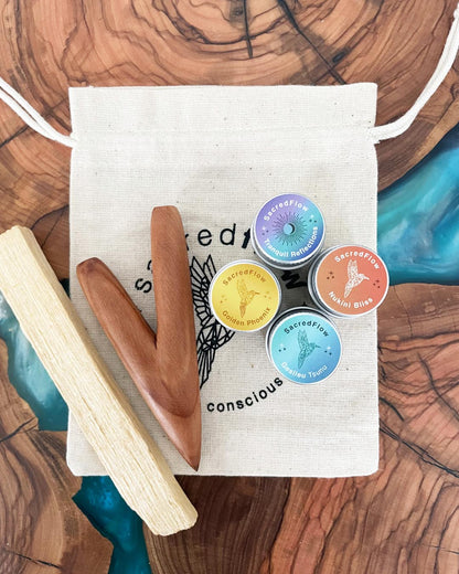 Hapé Starter Kit | 4 Hapés w/Kuripe