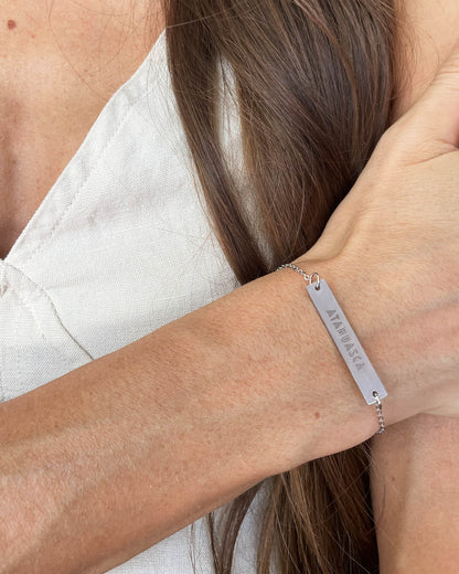 Ayahuasca Saved My Soul Bracelet (Silver)