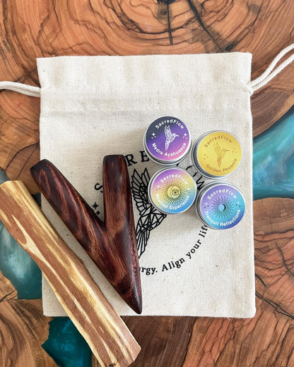 Spiritual Connection Hapé Starter Kit | 4 Hapés w/Kuripe