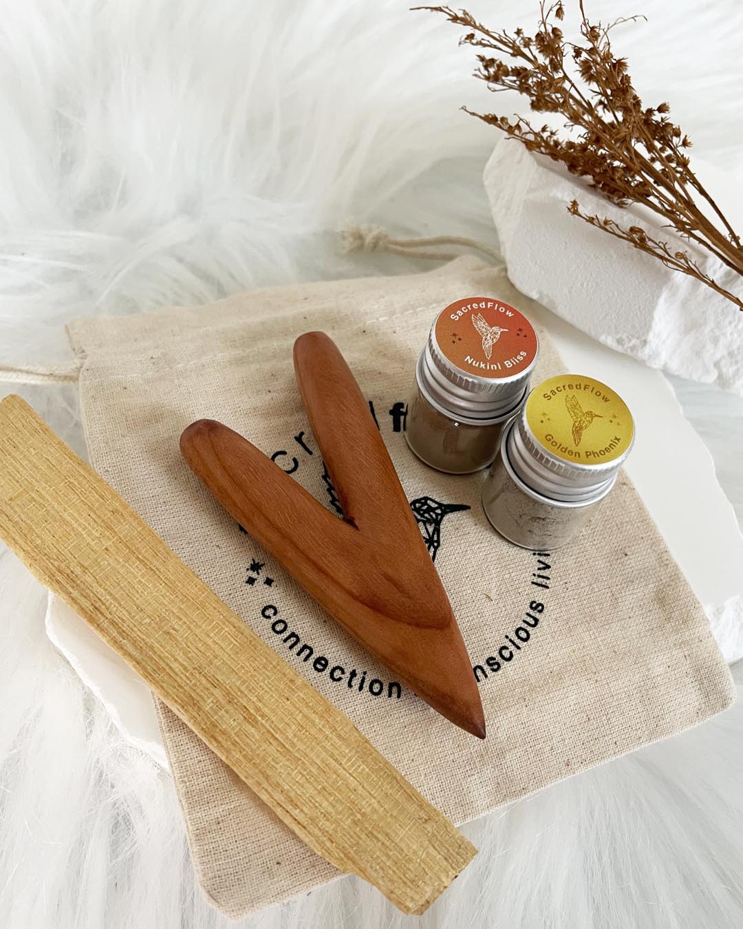 Hapé Starter Kit | 2 Hapés w/Kuripe (Love & Ethereal)