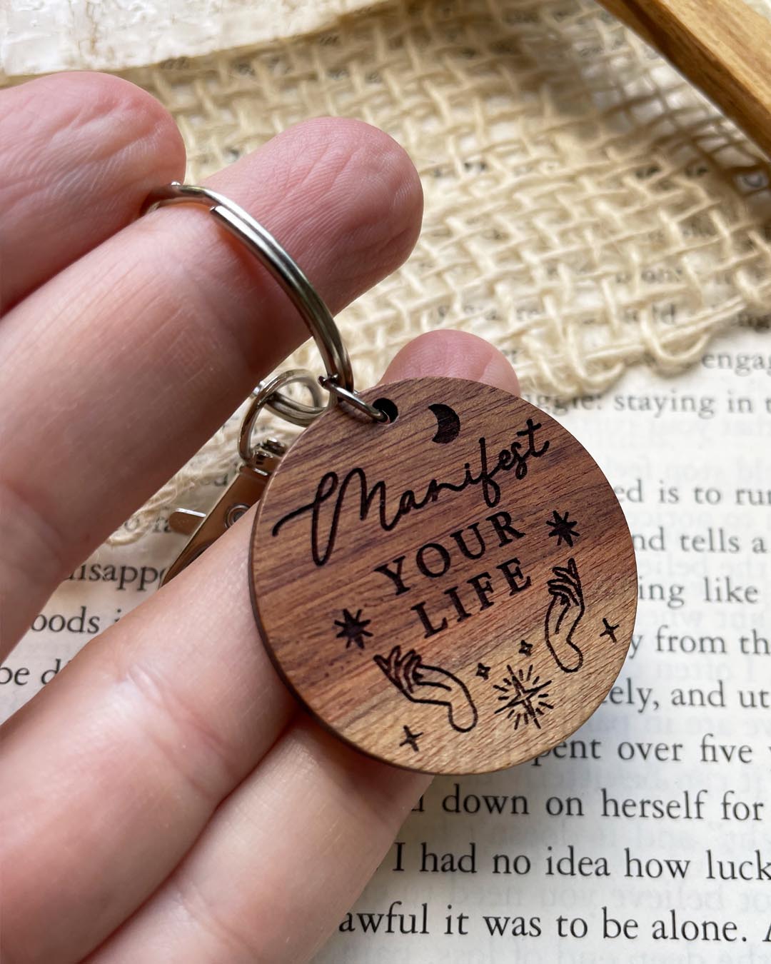 Manifest Your Life Keychain