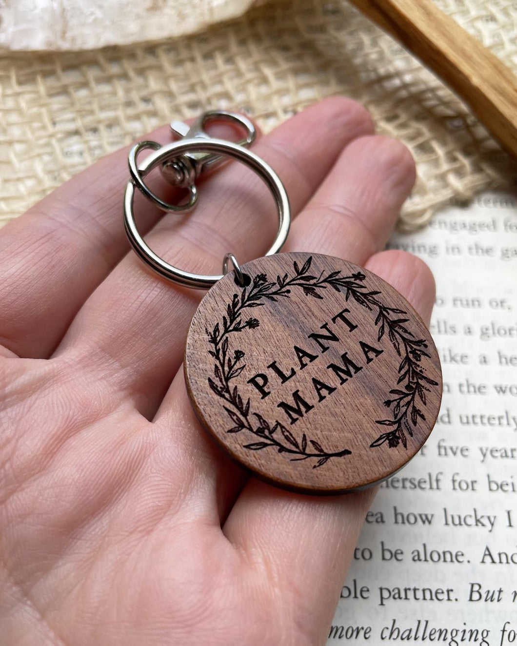 Plant Mama Keychain