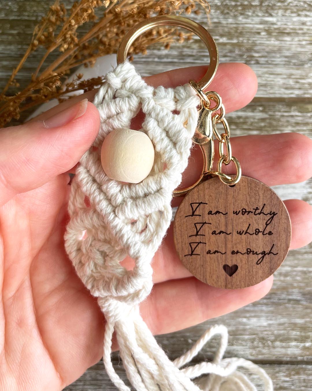 Affirmation Keychain