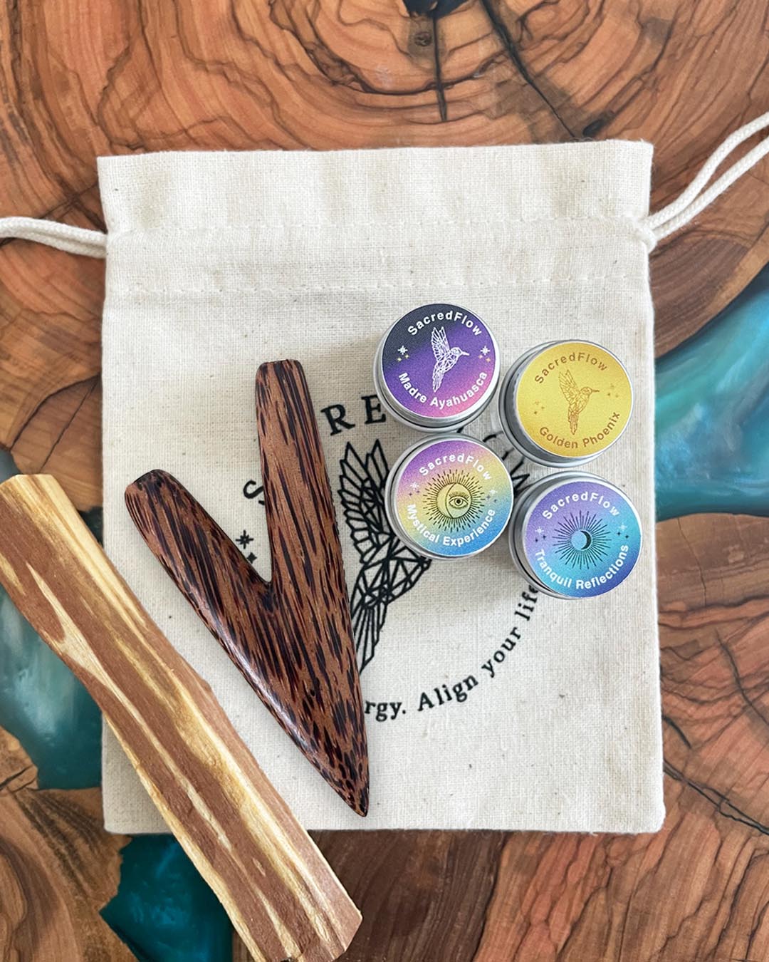 Spiritual Connection Hapé Starter Kit | 4 Hapés w/Kuripe