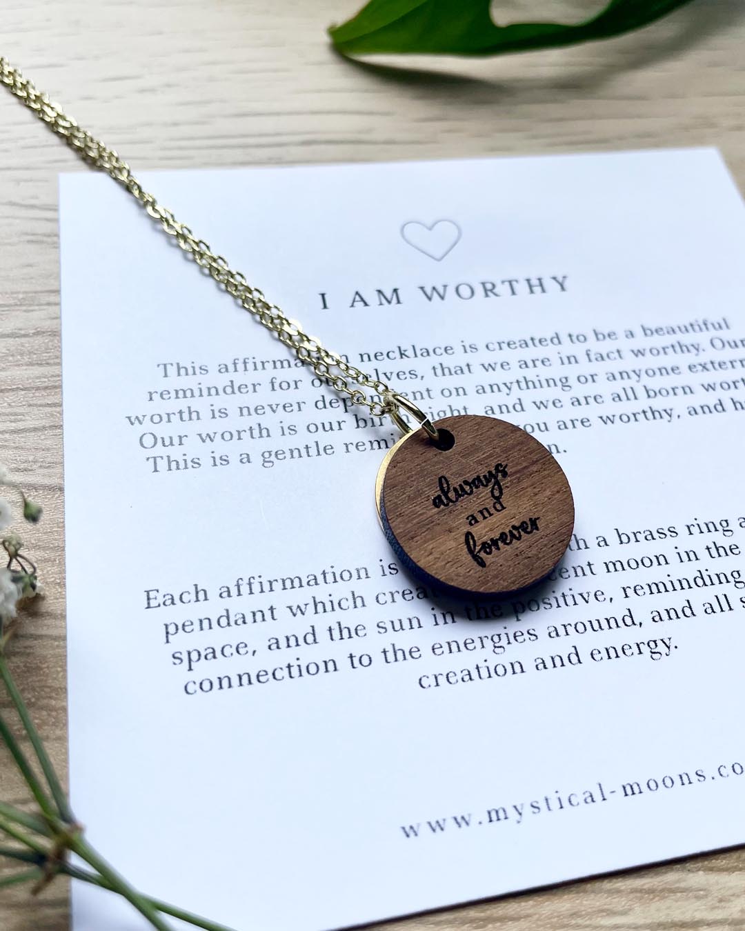 Personalized Affirmation Necklace