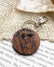 Load image into Gallery viewer, Believe In Magic - Unicorn Keychain
