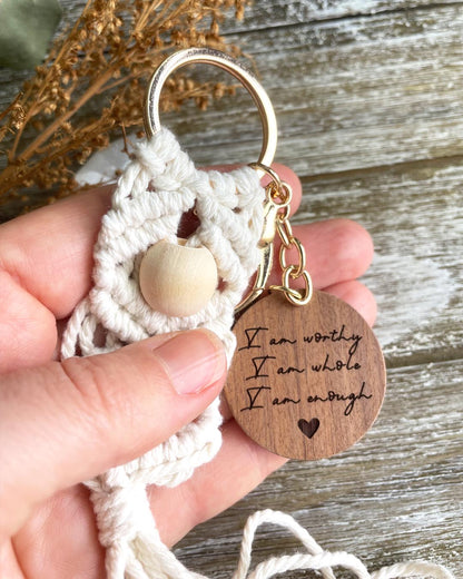 Affirmation Keychain