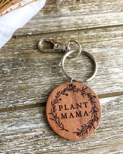 Plant Mama Keychain