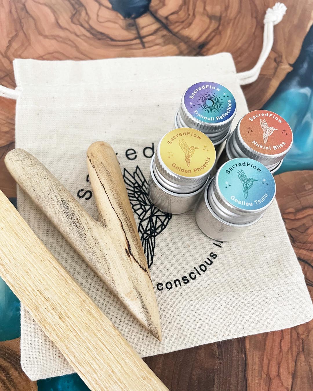 Hapé Starter Kit | 4 Hapés w/Kuripe