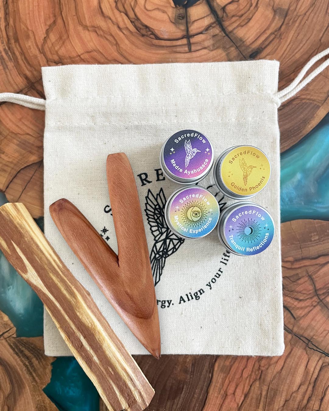 Spiritual Connection Hapé Starter Kit | 4 Hapés w/Kuripe
