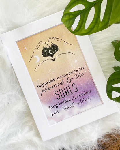 Soul Encounters Art Print