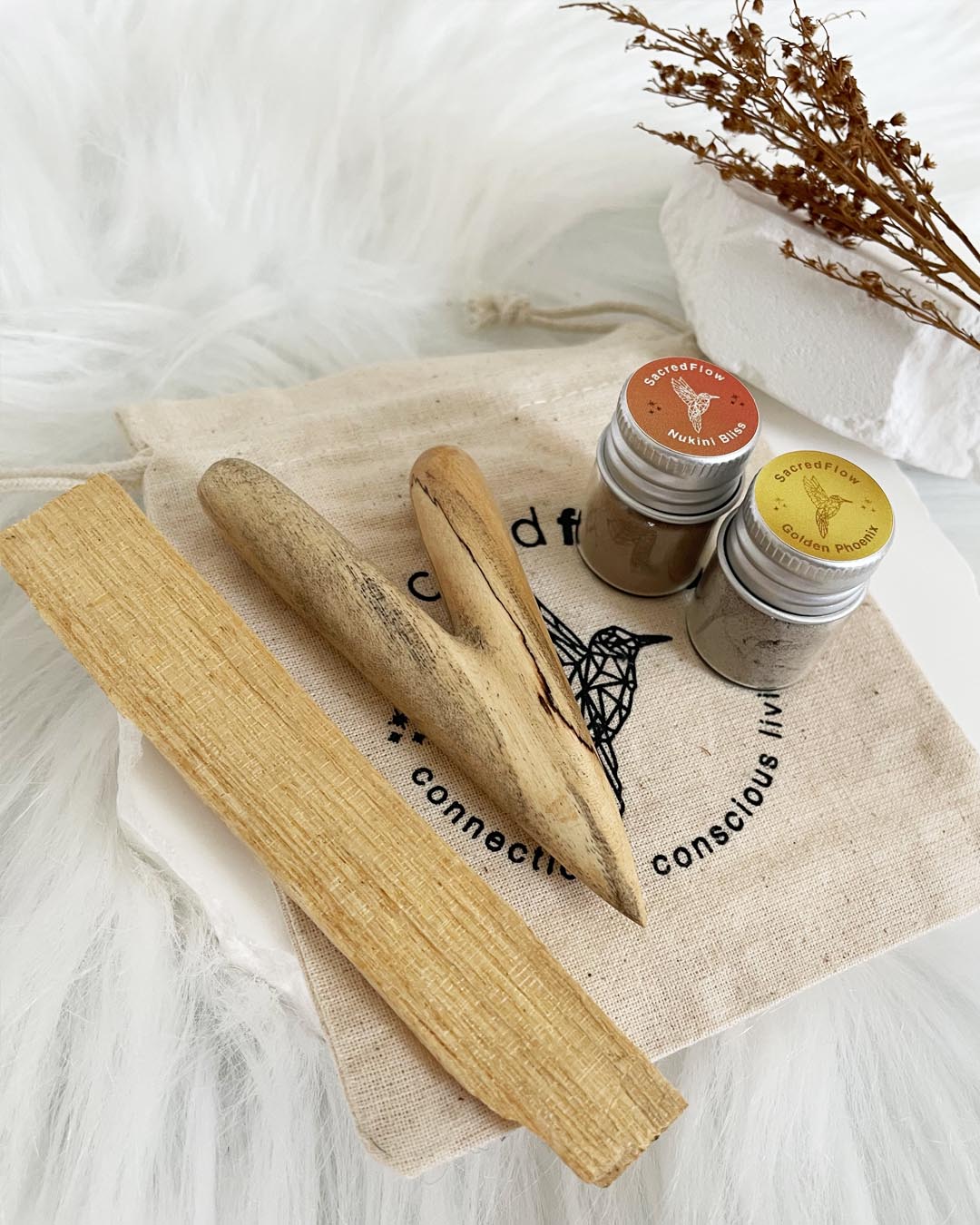 Hapé Starter Kit | 2 Hapés w/Kuripe (Love & Ethereal)