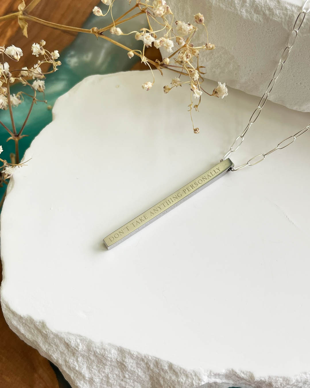 The Four Agreements Necklace | Silver (Women)