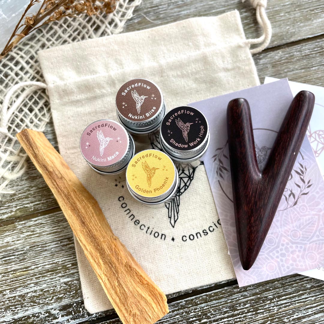 Hapé Starter Kit | 4 Hapés w/Kuripe – Sacred Flow Studios