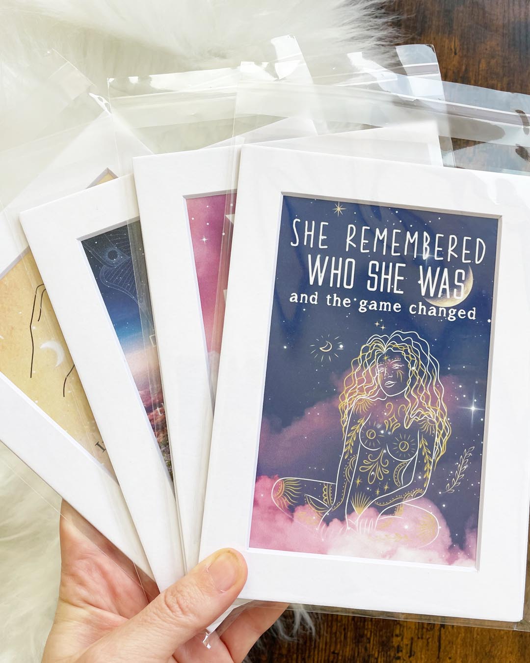 She Remembered Art Print