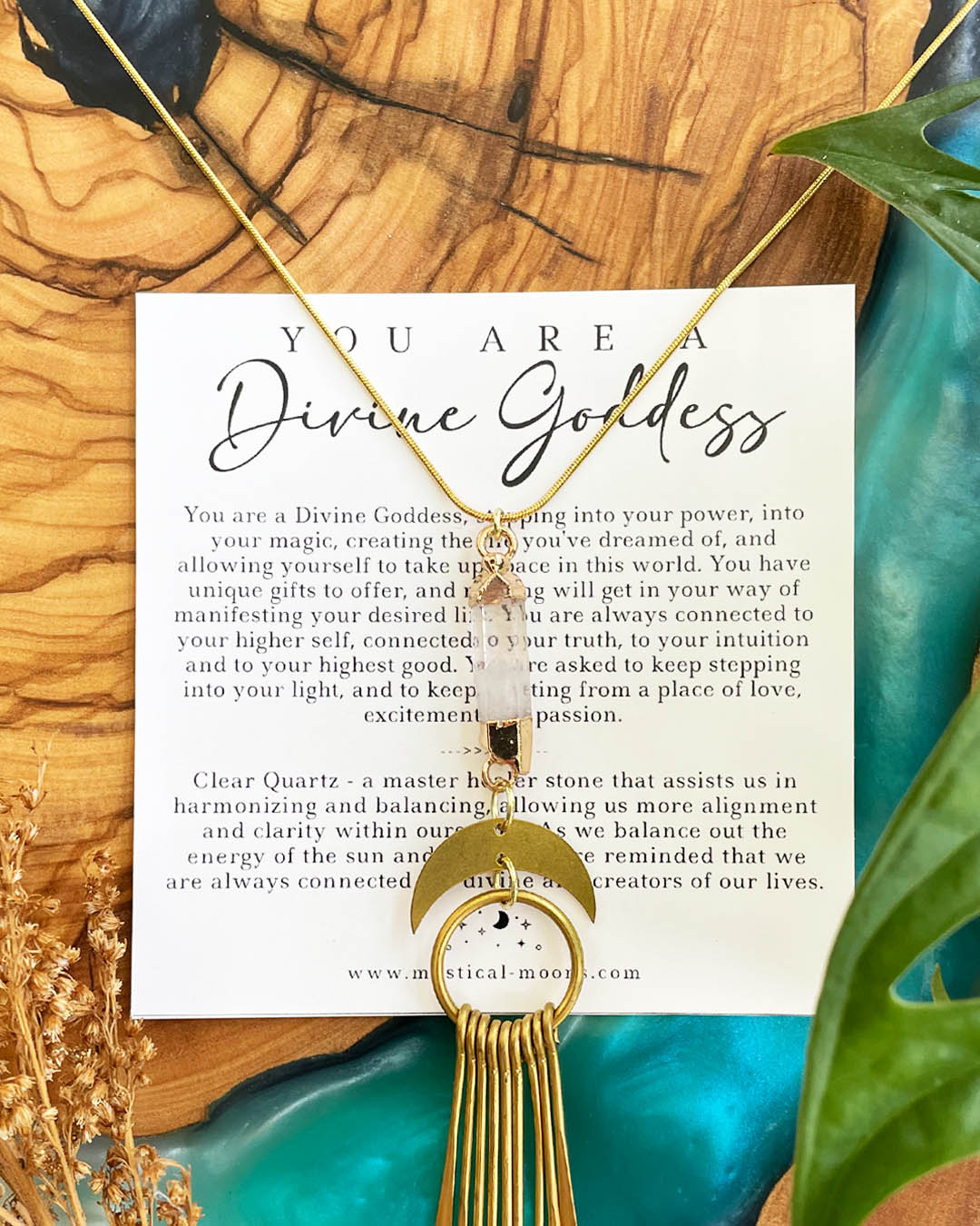 You Are A Divine Goddess Necklace