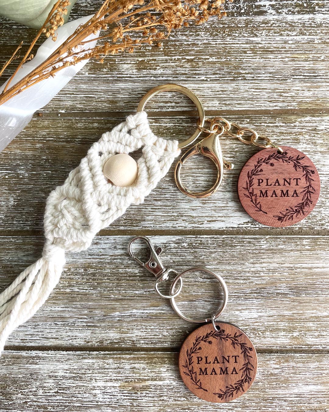 Plant Mama Keychain