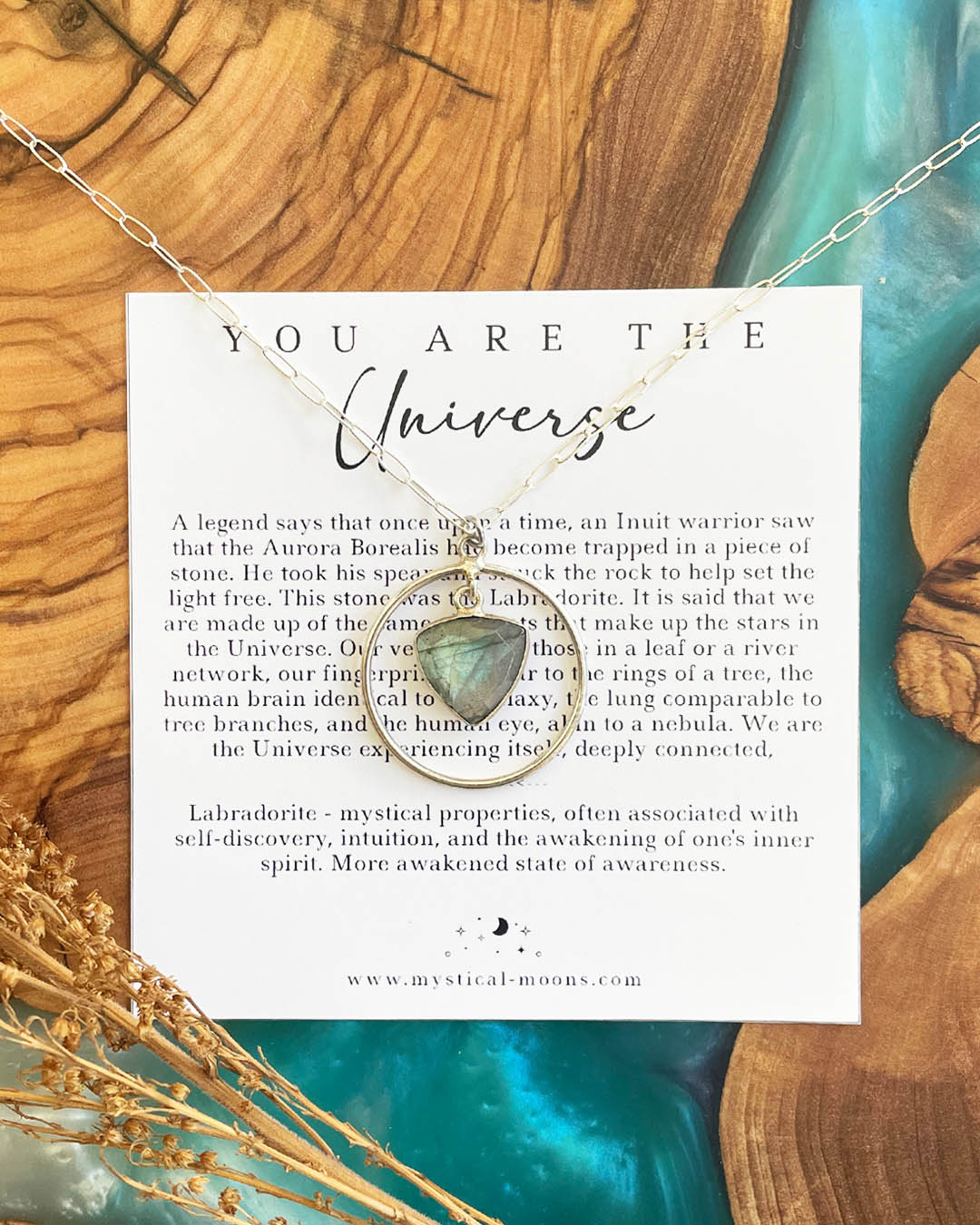 You Are The Universe Necklace (Silver)