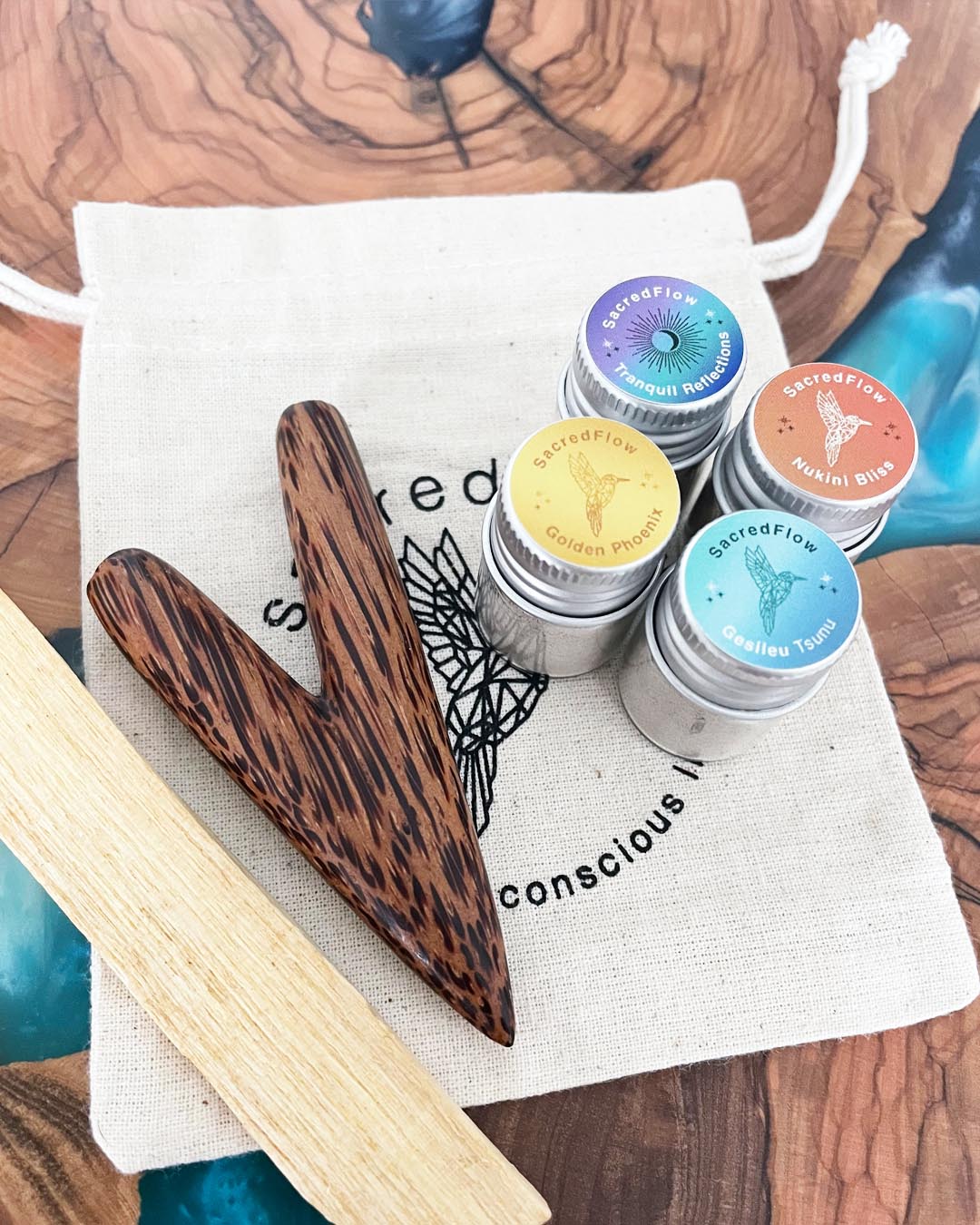 Hapé Starter Kit | 4 Hapés w/Kuripe