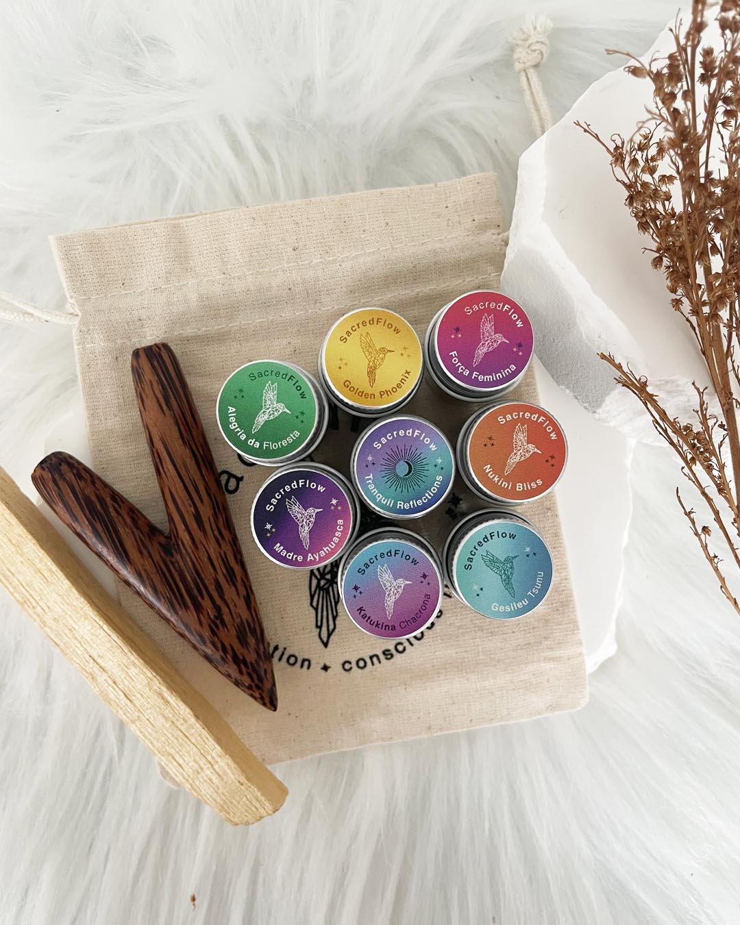 Hapé Starter Kit | 8 Hapés w/Kuripe