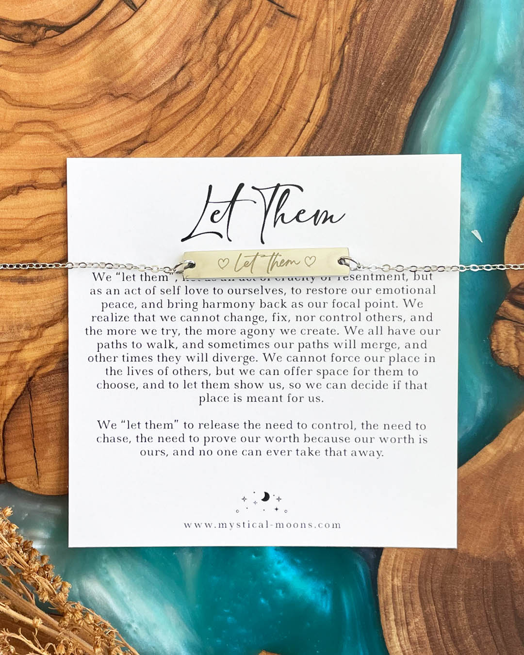 Let Them Bracelet (Silver)