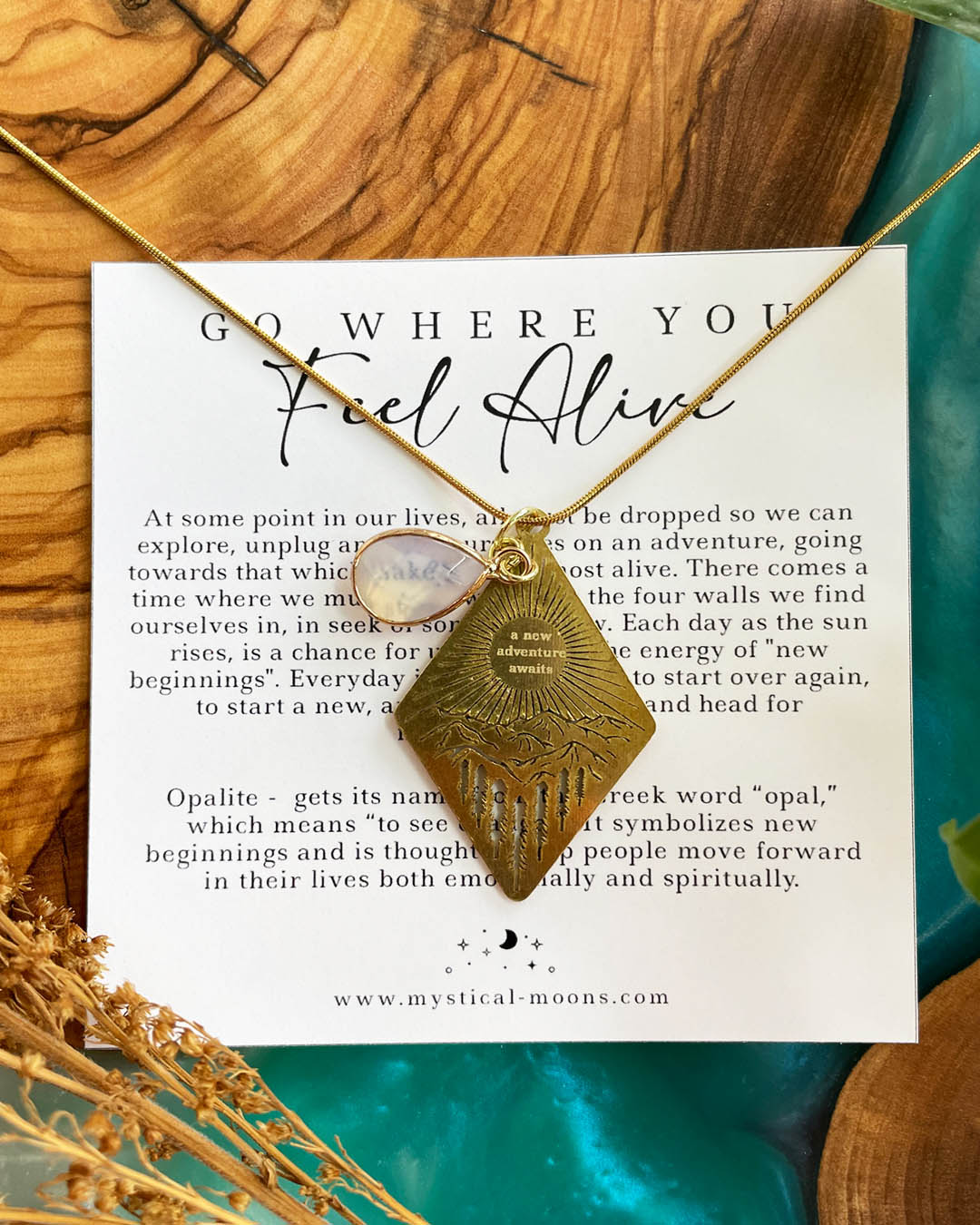 Go Where You Feel Alive Necklace