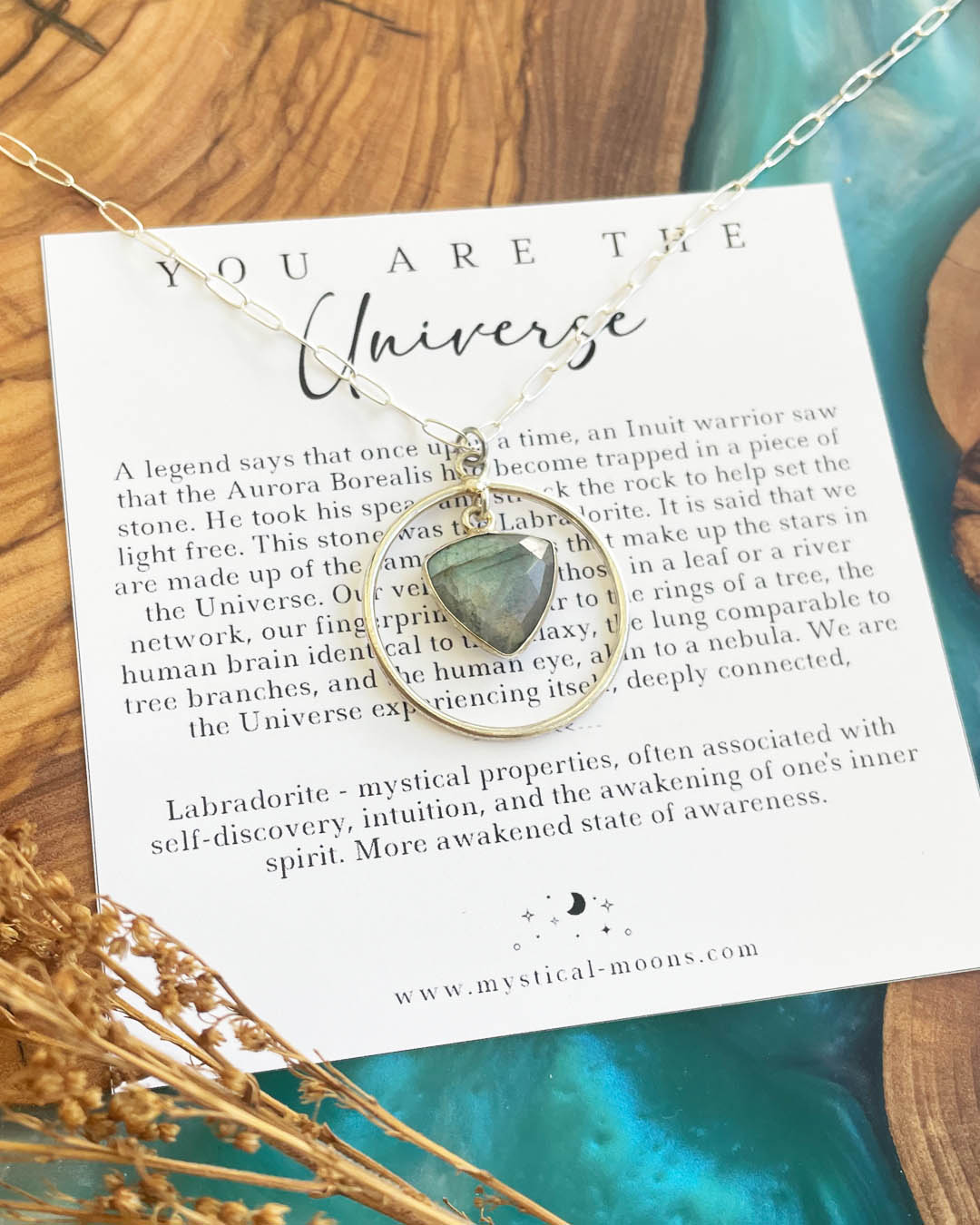 You Are The Universe Necklace (Silver)