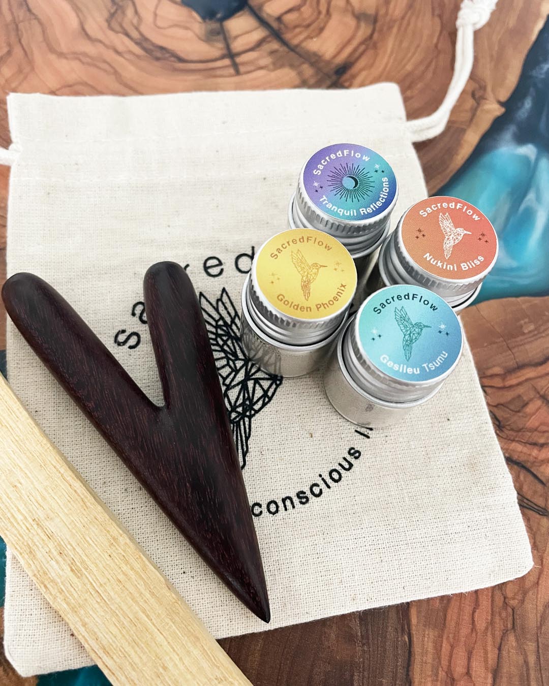 Hapé Starter Kit | 4 Hapés w/Kuripe