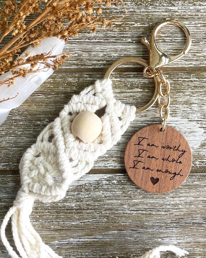 Affirmation Keychain