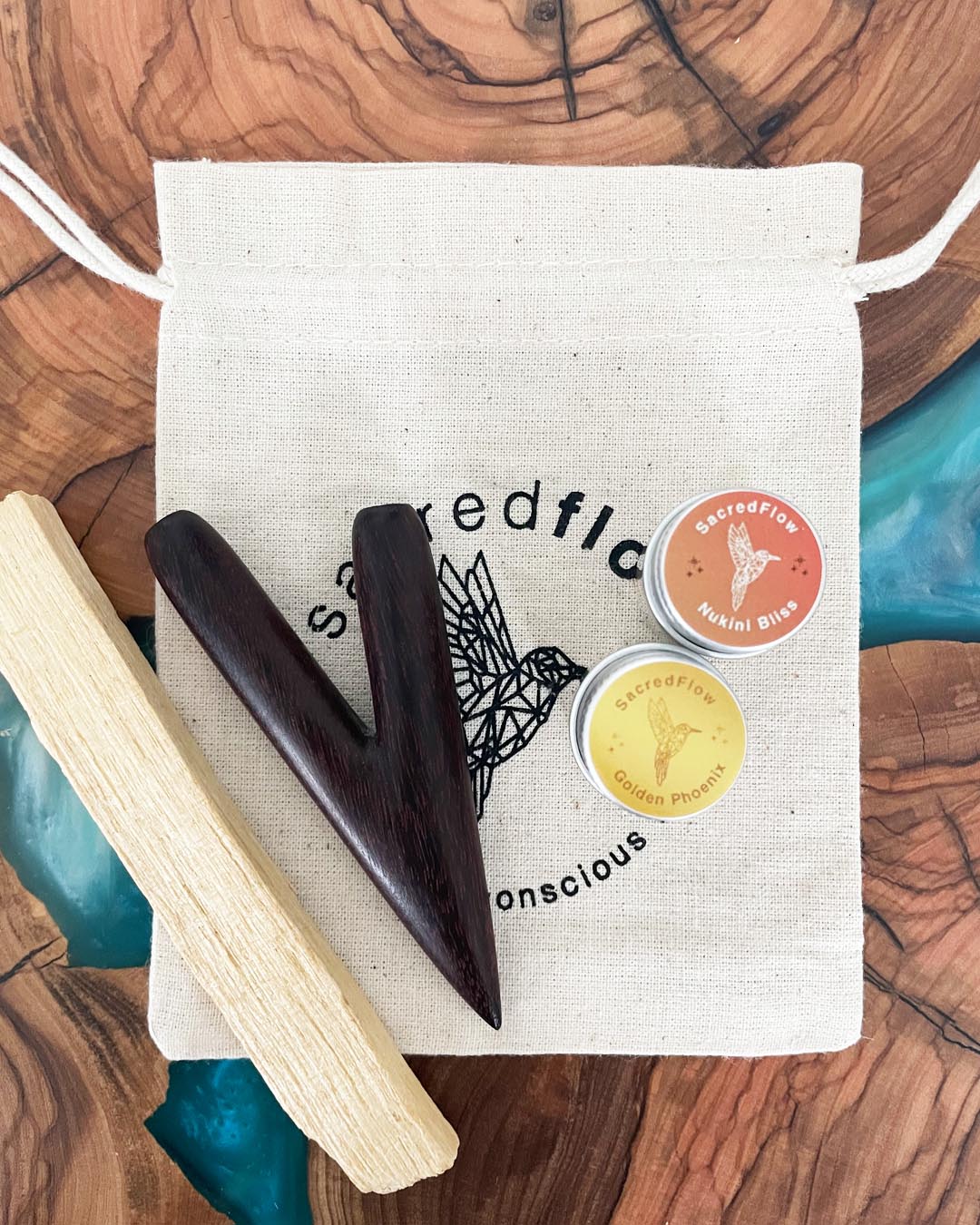 Hapé Starter Kit | 2 Hapés w/Kuripe (Love & Ethereal)