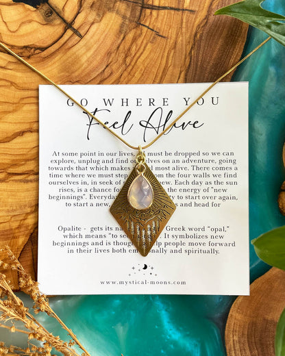 Go Where You Feel Alive Necklace