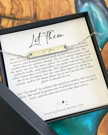 Let Them Bracelet (Silver)